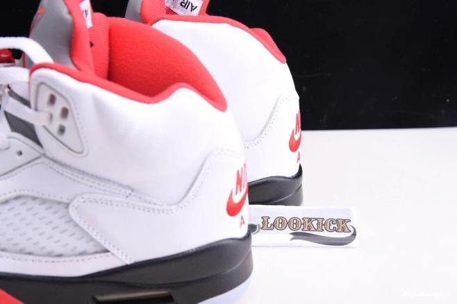 MaikeSneakers Retro Jordan DA1911-102 Silver Air Tongue (2020) 5 Red Fire 0629
